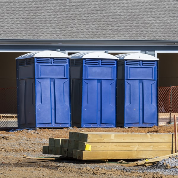 how do you ensure the portable toilets are secure and safe from vandalism during an event in West Sparta